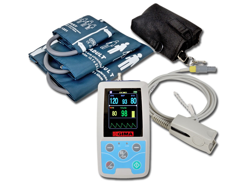 PM50 Ambulatory Blood Pressure Monitor ABPM with Spo2/NIBP by Facelake